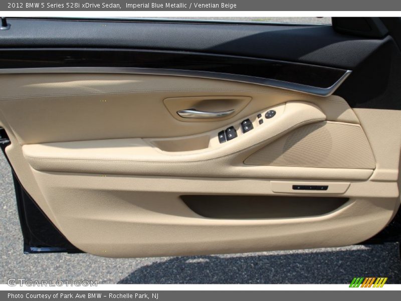 Imperial Blue Metallic / Venetian Beige 2012 BMW 5 Series 528i xDrive Sedan