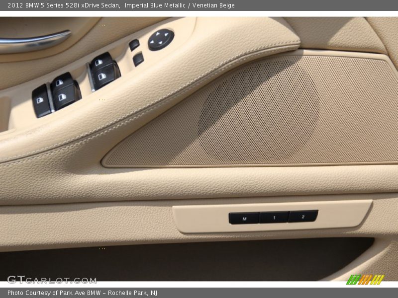 Imperial Blue Metallic / Venetian Beige 2012 BMW 5 Series 528i xDrive Sedan