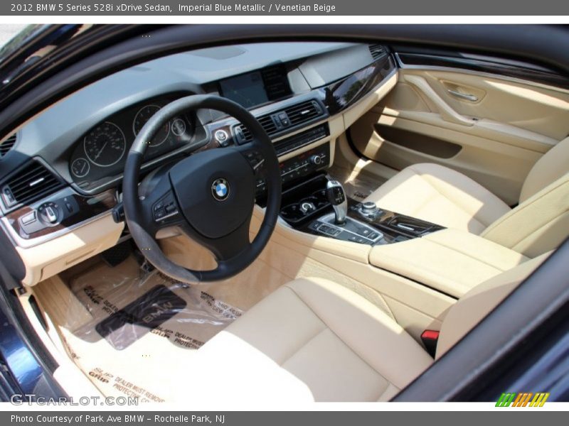 Imperial Blue Metallic / Venetian Beige 2012 BMW 5 Series 528i xDrive Sedan