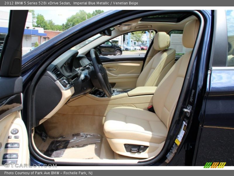 Imperial Blue Metallic / Venetian Beige 2012 BMW 5 Series 528i xDrive Sedan