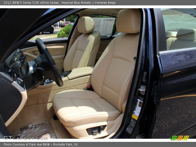 Imperial Blue Metallic / Venetian Beige 2012 BMW 5 Series 528i xDrive Sedan
