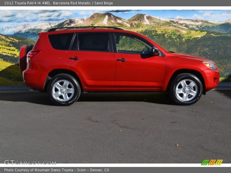 Barcelona Red Metallic / Sand Beige 2012 Toyota RAV4 I4 4WD