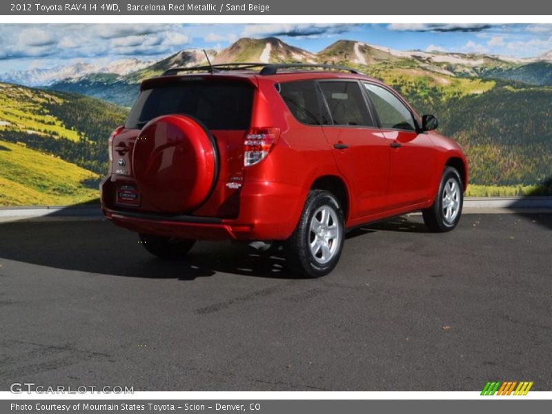 Barcelona Red Metallic / Sand Beige 2012 Toyota RAV4 I4 4WD