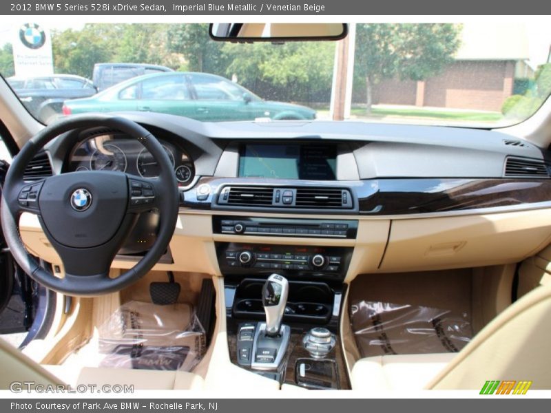 Imperial Blue Metallic / Venetian Beige 2012 BMW 5 Series 528i xDrive Sedan