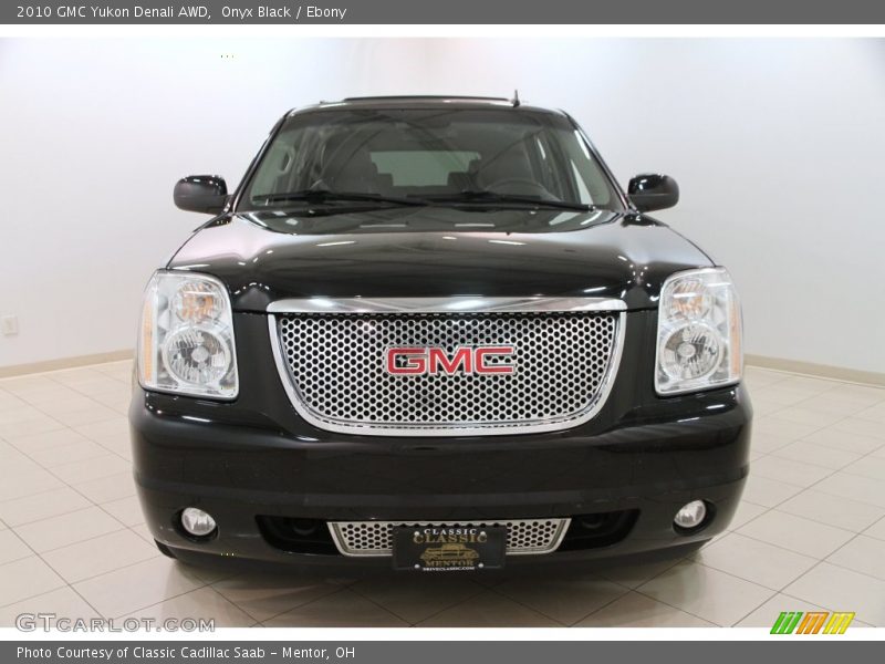 Onyx Black / Ebony 2010 GMC Yukon Denali AWD