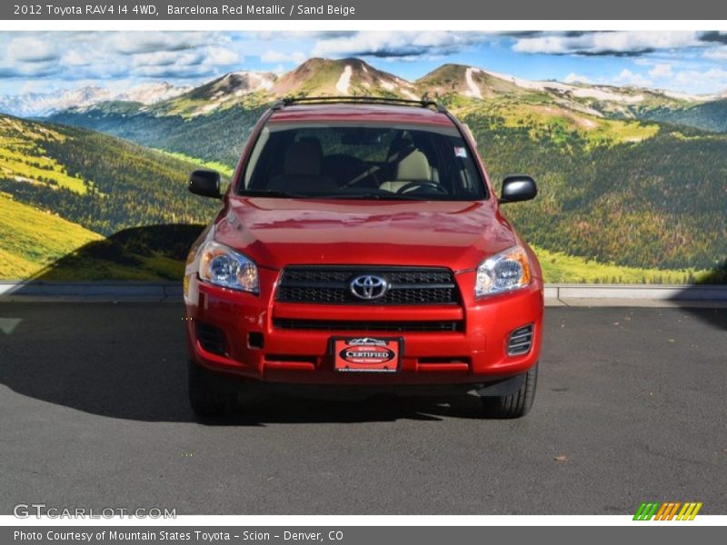 Barcelona Red Metallic / Sand Beige 2012 Toyota RAV4 I4 4WD