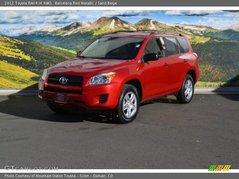 Barcelona Red Metallic / Sand Beige 2012 Toyota RAV4 I4 4WD