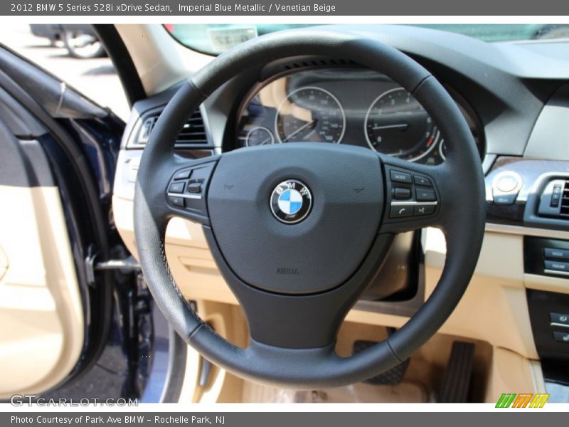 Imperial Blue Metallic / Venetian Beige 2012 BMW 5 Series 528i xDrive Sedan