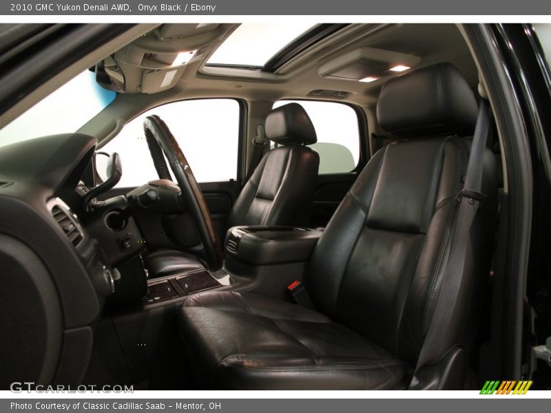 Onyx Black / Ebony 2010 GMC Yukon Denali AWD