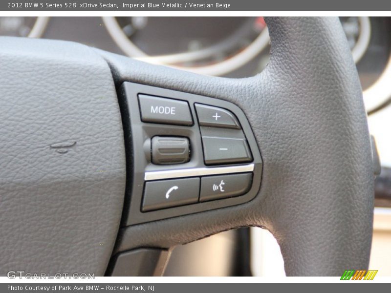 Imperial Blue Metallic / Venetian Beige 2012 BMW 5 Series 528i xDrive Sedan