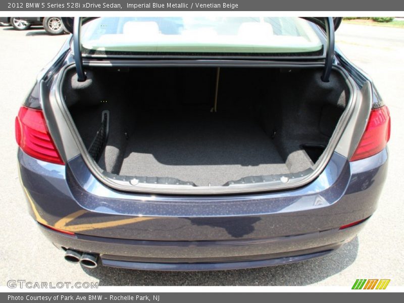 Imperial Blue Metallic / Venetian Beige 2012 BMW 5 Series 528i xDrive Sedan