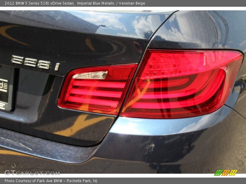 Imperial Blue Metallic / Venetian Beige 2012 BMW 5 Series 528i xDrive Sedan