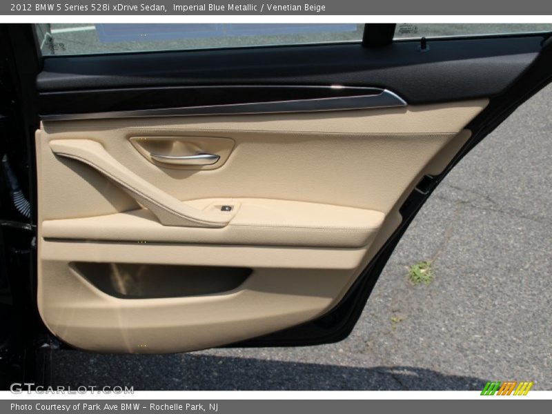 Imperial Blue Metallic / Venetian Beige 2012 BMW 5 Series 528i xDrive Sedan
