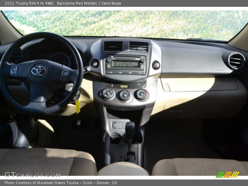 Barcelona Red Metallic / Sand Beige 2012 Toyota RAV4 I4 4WD