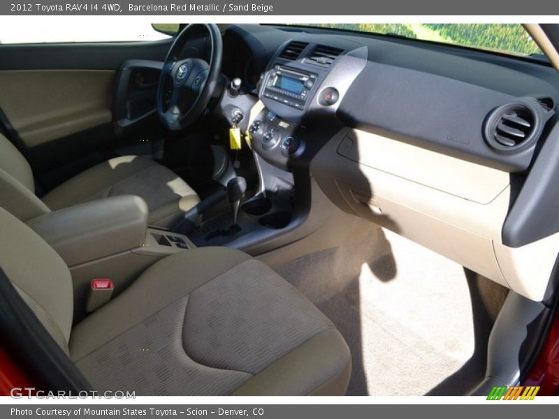 Barcelona Red Metallic / Sand Beige 2012 Toyota RAV4 I4 4WD