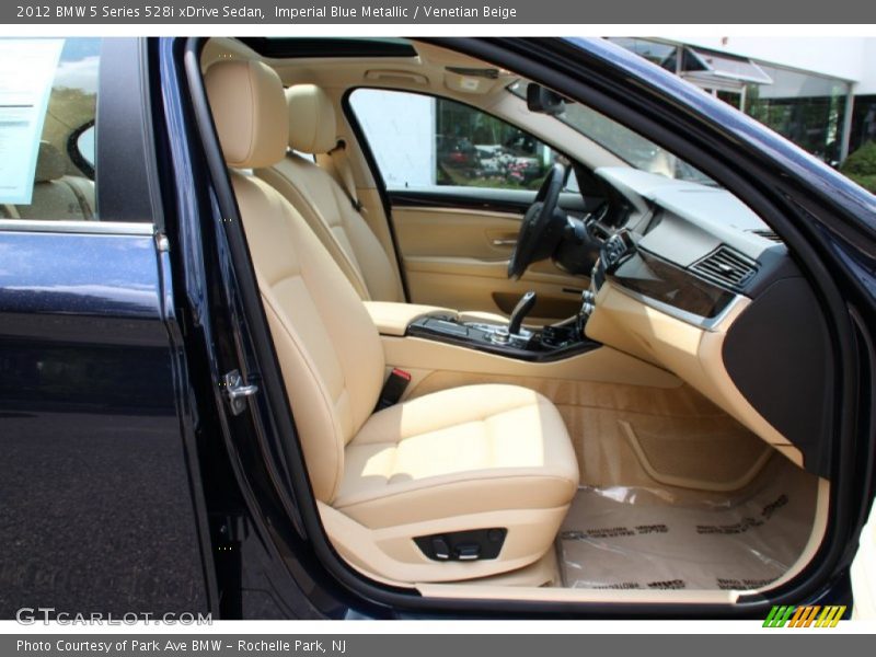 Imperial Blue Metallic / Venetian Beige 2012 BMW 5 Series 528i xDrive Sedan