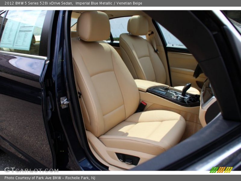 Imperial Blue Metallic / Venetian Beige 2012 BMW 5 Series 528i xDrive Sedan