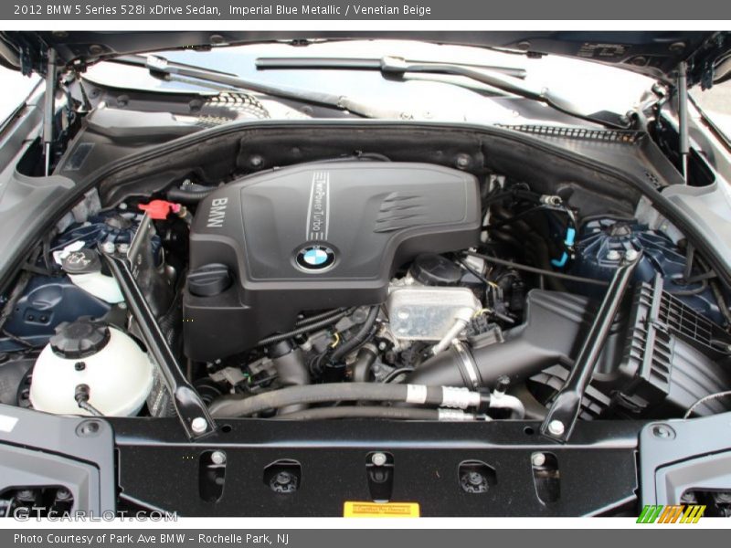 Imperial Blue Metallic / Venetian Beige 2012 BMW 5 Series 528i xDrive Sedan