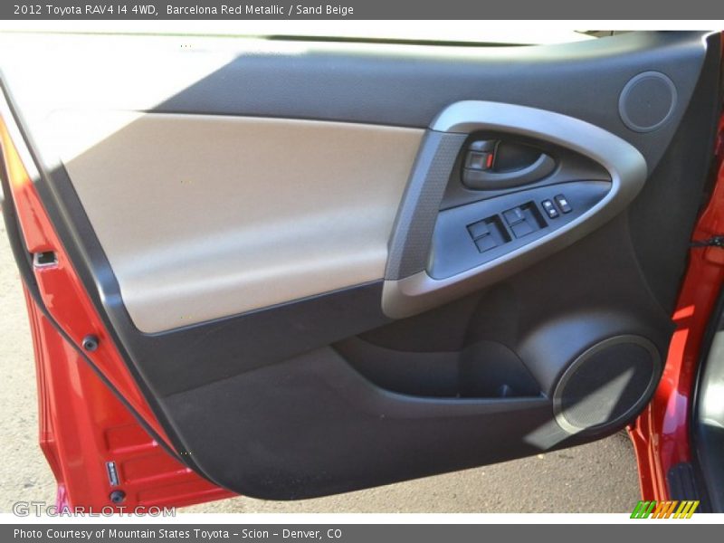 Barcelona Red Metallic / Sand Beige 2012 Toyota RAV4 I4 4WD