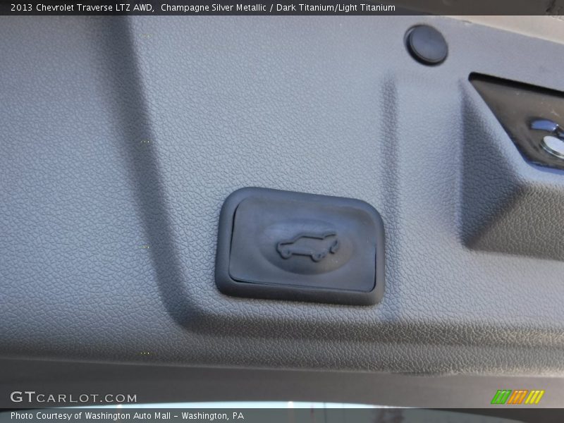 Champagne Silver Metallic / Dark Titanium/Light Titanium 2013 Chevrolet Traverse LTZ AWD