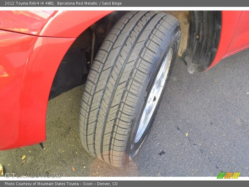 Barcelona Red Metallic / Sand Beige 2012 Toyota RAV4 I4 4WD