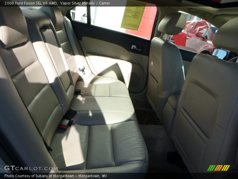 Vapor Silver Metallic / Camel 2008 Ford Fusion SEL V6 AWD