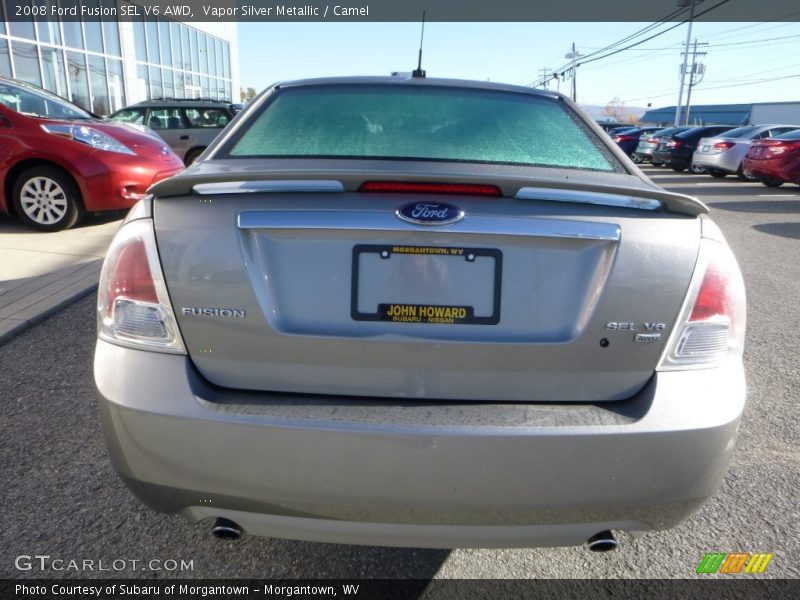 Vapor Silver Metallic / Camel 2008 Ford Fusion SEL V6 AWD