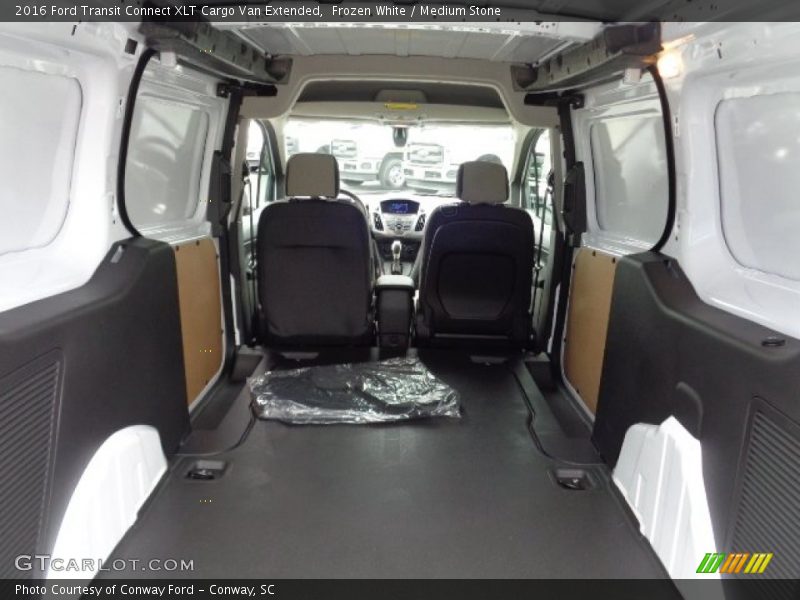 Frozen White / Medium Stone 2016 Ford Transit Connect XLT Cargo Van Extended