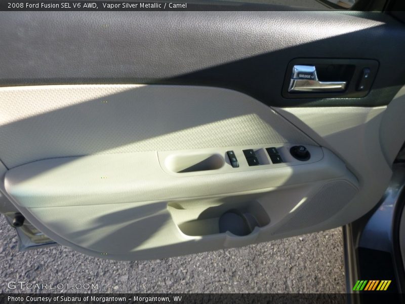 Vapor Silver Metallic / Camel 2008 Ford Fusion SEL V6 AWD
