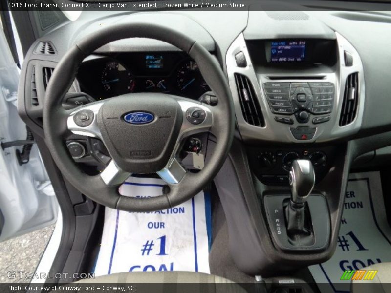 Dashboard of 2016 Transit Connect XLT Cargo Van Extended