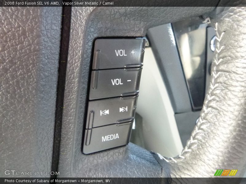 Vapor Silver Metallic / Camel 2008 Ford Fusion SEL V6 AWD