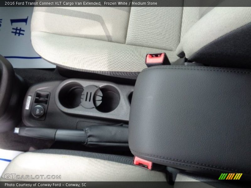Frozen White / Medium Stone 2016 Ford Transit Connect XLT Cargo Van Extended