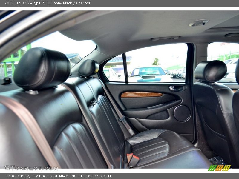 Ebony Black / Charcoal 2003 Jaguar X-Type 2.5