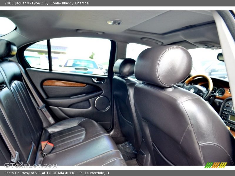 Ebony Black / Charcoal 2003 Jaguar X-Type 2.5