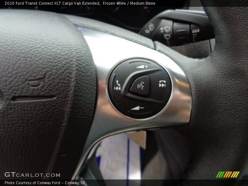 Frozen White / Medium Stone 2016 Ford Transit Connect XLT Cargo Van Extended