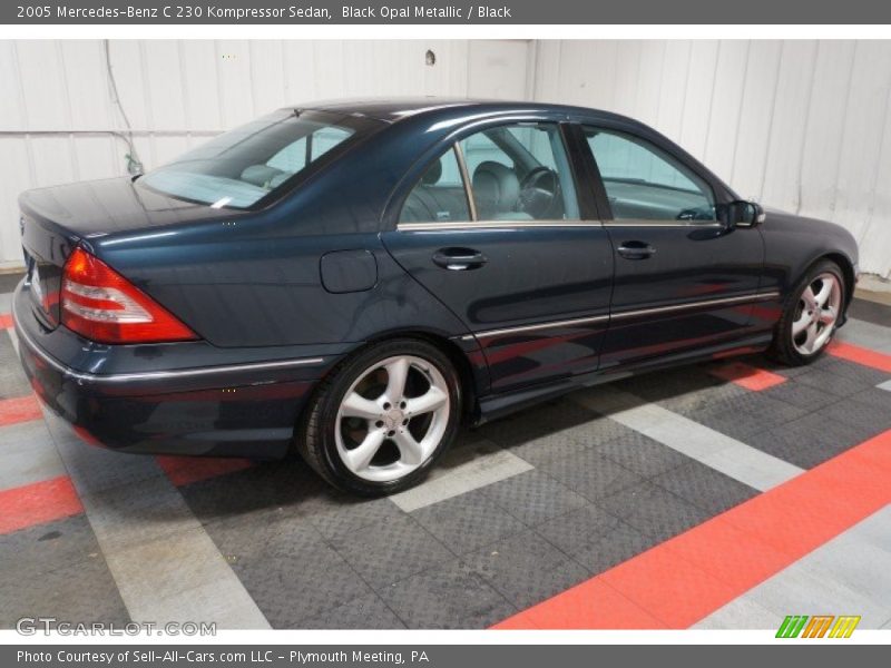 Black Opal Metallic / Black 2005 Mercedes-Benz C 230 Kompressor Sedan