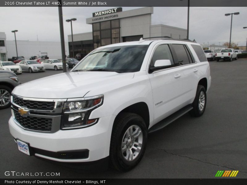 Summit White / Jet Black 2016 Chevrolet Tahoe LT 4WD