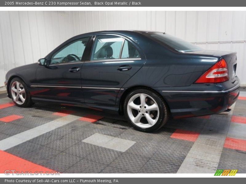 Black Opal Metallic / Black 2005 Mercedes-Benz C 230 Kompressor Sedan