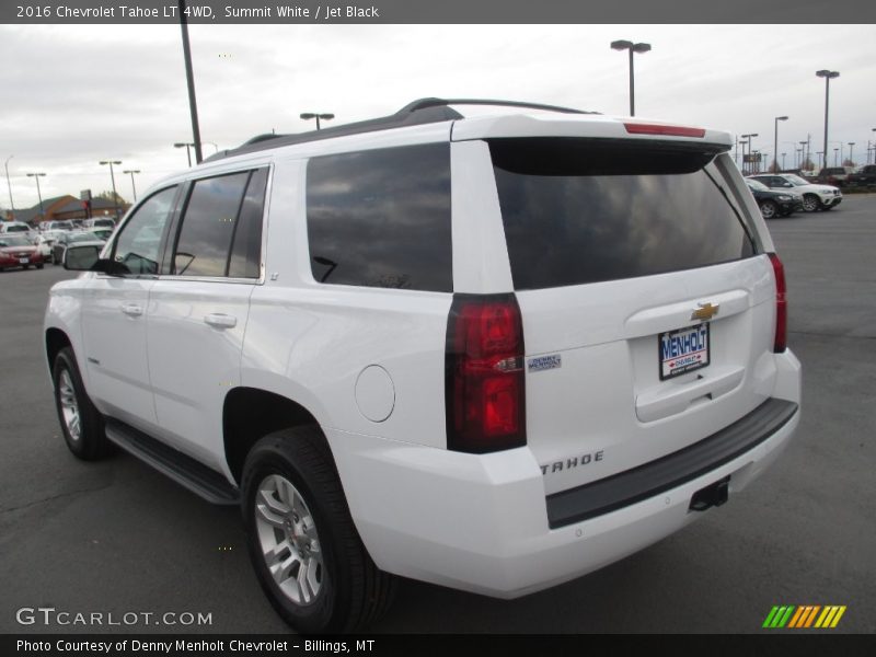 Summit White / Jet Black 2016 Chevrolet Tahoe LT 4WD