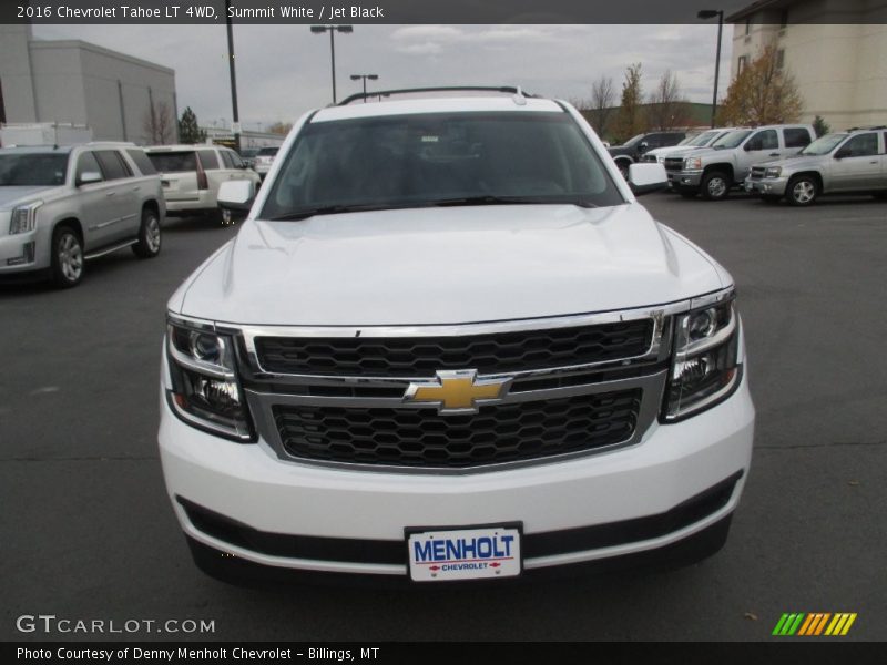 Summit White / Jet Black 2016 Chevrolet Tahoe LT 4WD