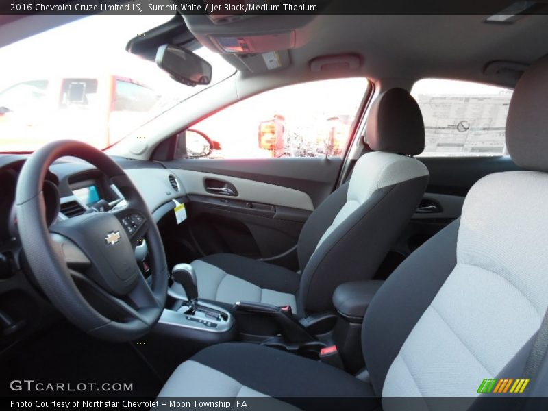 Summit White / Jet Black/Medium Titanium 2016 Chevrolet Cruze Limited LS