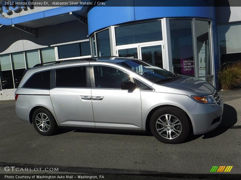 Alabaster Silver Metallic / Gray 2012 Honda Odyssey EX