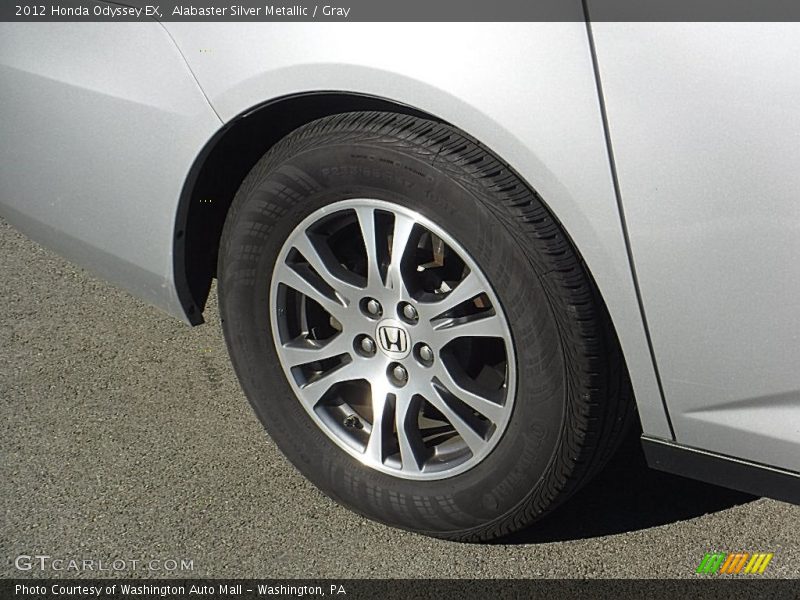 Alabaster Silver Metallic / Gray 2012 Honda Odyssey EX