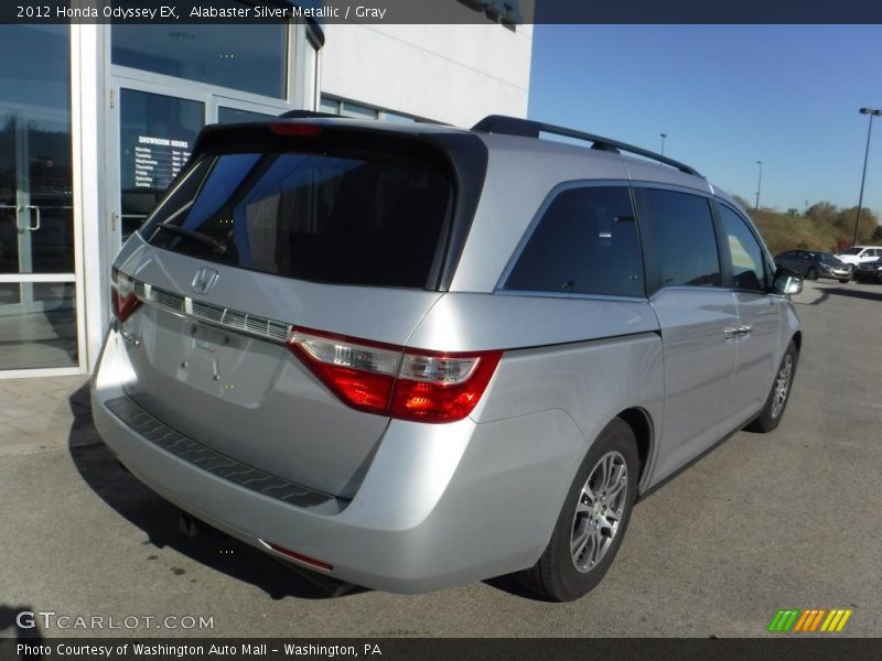 Alabaster Silver Metallic / Gray 2012 Honda Odyssey EX