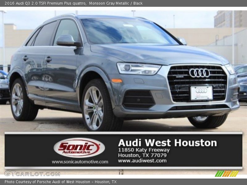 Monsoon Gray Metallic / Black 2016 Audi Q3 2.0 TSFI Premium Plus quattro