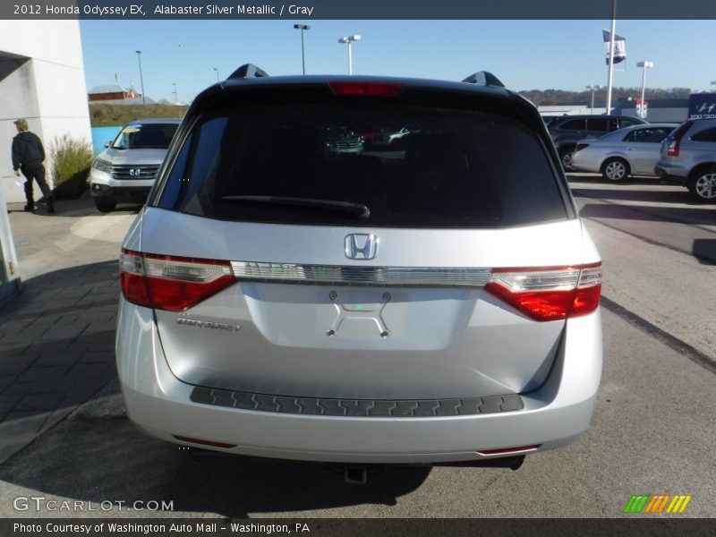 Alabaster Silver Metallic / Gray 2012 Honda Odyssey EX