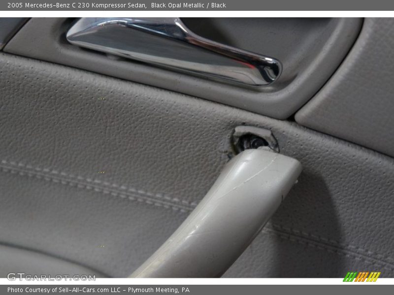 Black Opal Metallic / Black 2005 Mercedes-Benz C 230 Kompressor Sedan