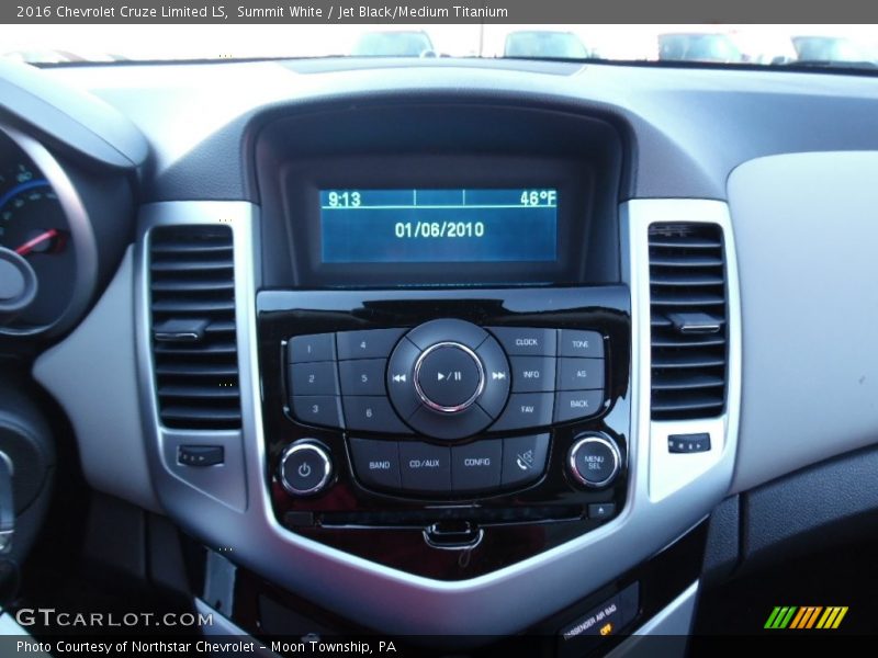 Summit White / Jet Black/Medium Titanium 2016 Chevrolet Cruze Limited LS