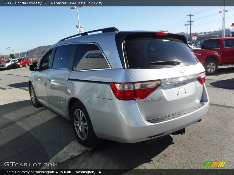 Alabaster Silver Metallic / Gray 2012 Honda Odyssey EX