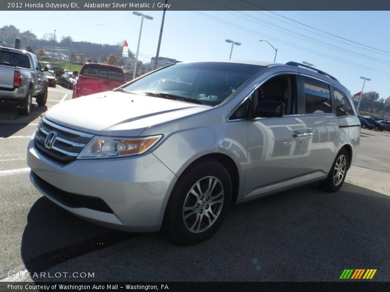Alabaster Silver Metallic / Gray 2012 Honda Odyssey EX